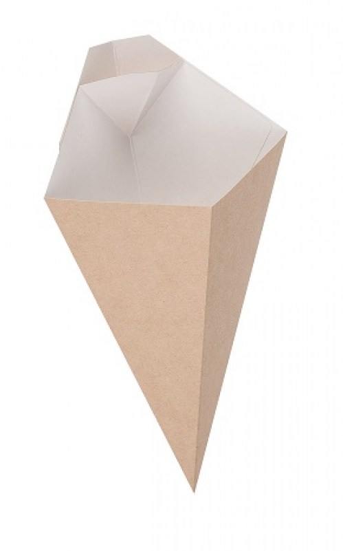 Cone (Χάρτινη Συσκευασία Kraft κώνος με θήκη για Σώς)