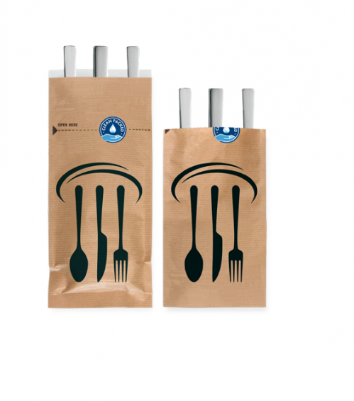 Cuttlery Paper Bags (Χάρτινη Συσκευασία Kraft για Κουβέρ)