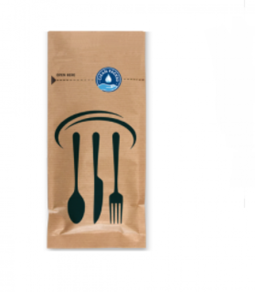 Cuttlery Paper Bags (Χάρτινη Συσκευασία Kraft για Κουβέρ)