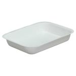 Lunch Press Tray Rectangular No.08 + Paper Lid (Χάρτινο Παραλληλόγραμμο Σκεύος Φαγητού + Χάρτινο Καπάκι Σφράγισης)