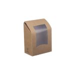 Roll Window Box No.1 (Χάρτινη συσκευασία Kraft με παράθυρο για Τορτίγια)