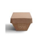 Ιce Green Box Havana (Craft) 500 cc / 350 gr + Lid Havana Craft Paper (Ισοθερμικό Χάρτινο Σκεύος Παγωτού Craft + Χάρτινο Καπάκι Σφράγισης)