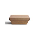 Ιce Green Box Havana (Craft) 500 cc / 350 gr + Lid Havana Craft Paper (Ισοθερμικό Χάρτινο Σκεύος Παγωτού Craft + Χάρτινο Καπάκι Σφράγισης)