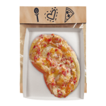Loc Bag Razor Nature Pizza Combi Box (Χάρτινη συσκευασία Kraft φάκελος με διάφανο φίλμ για Πίτσα με δισκάκι)