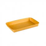 Sushi Kraft Box No.16 + Pet Lid (Χάρτινη συσκευασία Kraft για Sushi με διάφανο καπάκι Pet)
