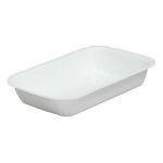 Lunch Press Tray Recangular No.07 + Paper Lid (Χάρτινο Παραλληλόγραμμο Σκεύος Φαγητού + Χάρτινο Καπάκι Σφράγισης)