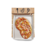 Loc Bag Razor Nature Pizza Combi Box (Χάρτινη συσκευασία Kraft φάκελος με διάφανο φίλμ για Πίτσα με δισκάκι)